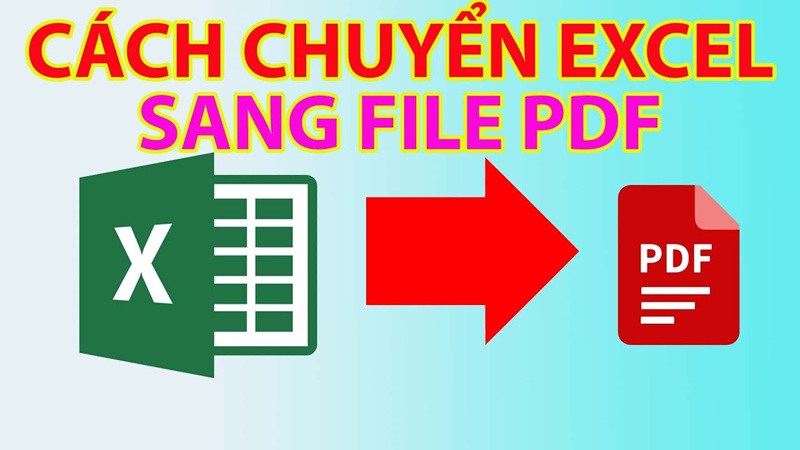 cách chuyển Excel sang PDF online
