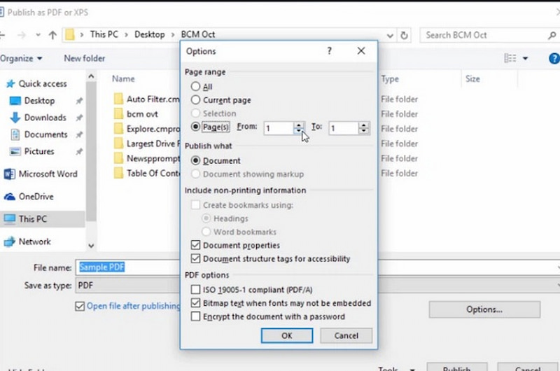 Cắt file PDF online bằng phần mềm Microsoft Word