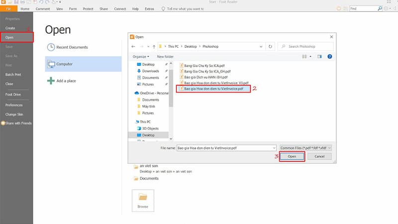 Chèn chữ ký vào file PDF bằng phần mềm chuyên dụng Adobe Reader