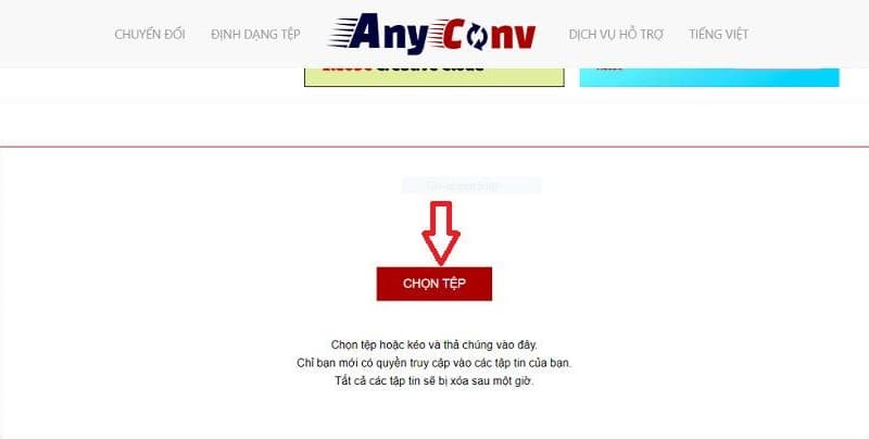 Chuyển hình ảnh sang word với AnyConv
