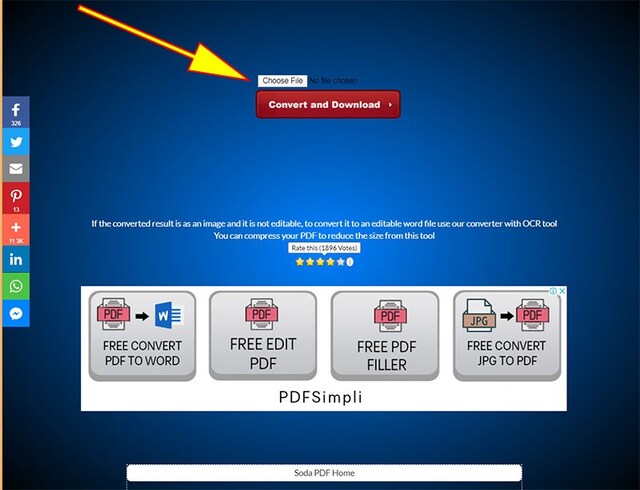 Cách chuyển PDF qua Word bằng ConvertPDFtoWord.net