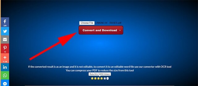 Cách chuyển PDF qua Word bằng ConvertPDFtoWord.net