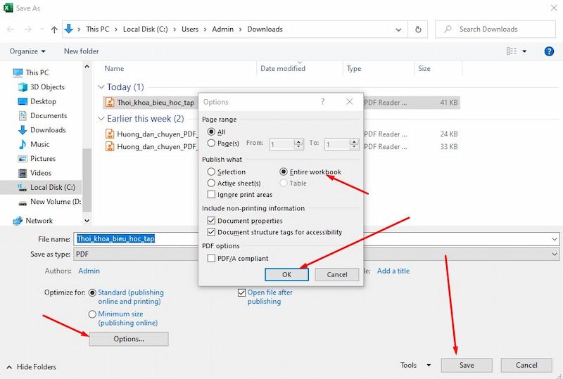 Chuyển toàn bộ sheet Excel