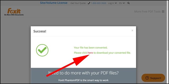 cách đổi PDF sang Word bằng Foxit PDF 