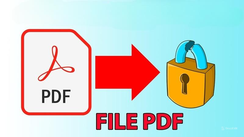 mở khóa pdf không cho chỉnh sửa in ấn copy