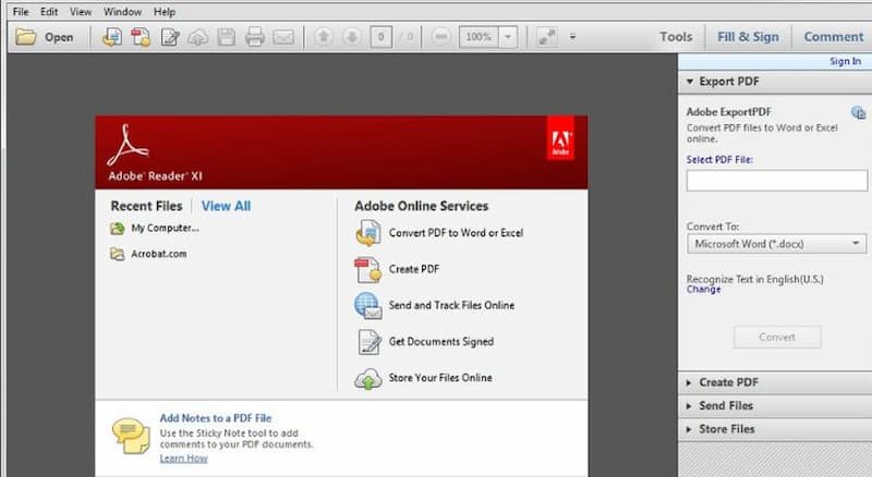Phần mềm đọc file PDF Adobe Acrobat Reader