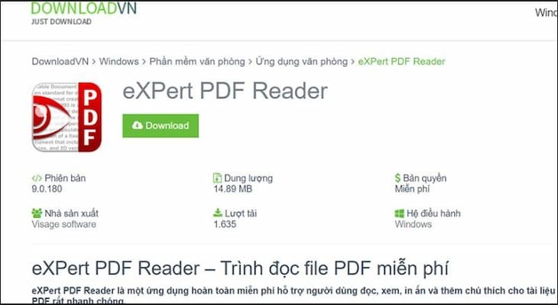 Phần mềm đọc PDF Reader Pro Free