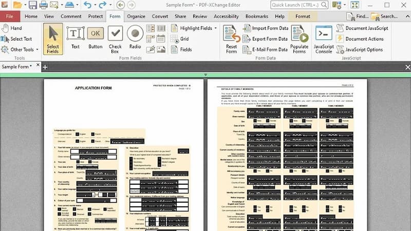 Phần mềm mở file pdf PDF-XChange Viewer