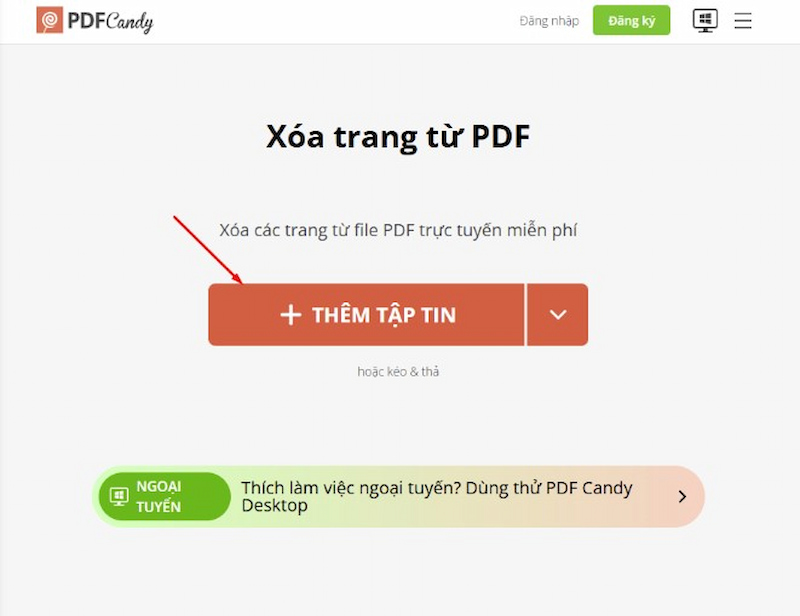 Thêm tập tin PDF