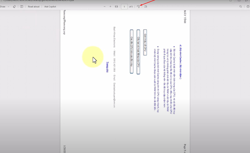 Xoay file PDF miễn phí trên máy tính Windows